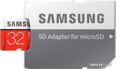 Карта памяти Samsung EVO+ microSDHC 32GB + адаптер [MB-MC32GA] 