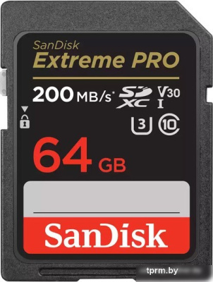 Карта памяти SanDisk Extreme PRO SDXC SDSDXXU-064G-GN4IN 64GB 