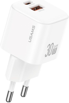 Usams CC263 30W GaN (белый) 