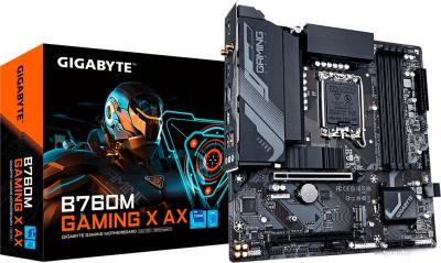 Материнская плата Gigabyte B760M Gaming X AX (rev. 1.2) 