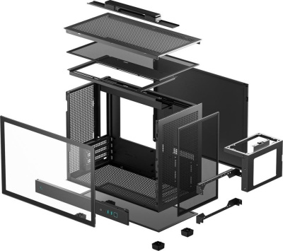 Корпус DeepCool CH160 Plus R-CH160-BKNGM0-G 