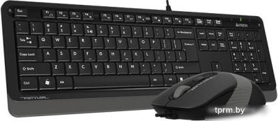 Клавиатура + мышь A4Tech Fstyler F1010 (черный/серый) 