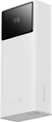 Внешний аккумулятор Baseus Star-Lord Digital Display Fast Charging Power Bank 30000mAh 22.5W (белый)