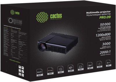 Проектор CACTUS CS-PRO.09B.WXGA-W 