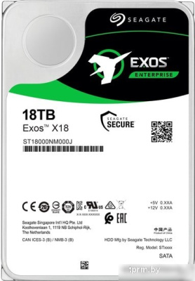 Жесткий диск Seagate Exos X18 18TB ST18000NM000J 
