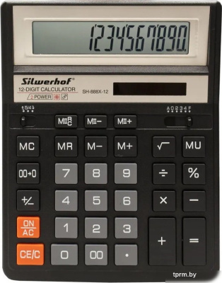 Бухгалтерский калькулятор Silwerhof SH-888X-12 