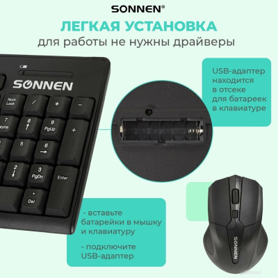 Офисный набор Sonnen K-648 