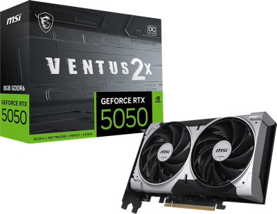 Видеокарта MSI GeForce RTX 5050 8G Ventus 2X OC 