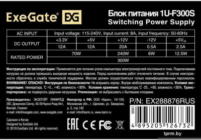 ExeGate Flex F300S EX288876RUS 