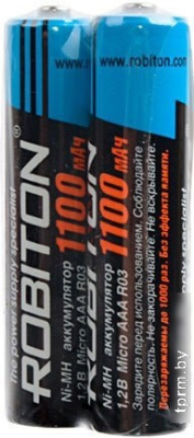 Аккумуляторы Robiton AAA 1000 mAh 2 шт 