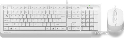 Клавиатура + мышь A4Tech Fstyler F1010 (белый/серый) 