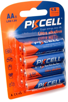 Батарейка PKCELL LR6-8B (8 шт) 