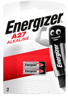 Батарейка Energizer Alkaline A27 E301536400 2шт