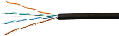 Кабель Skynet Cable CSL-UTP-4-CU-OUT (305 м, черный) 