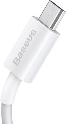 Кабель Baseus CAMYS-A02 USB Type-A - microUSB (2 м, белый) 
