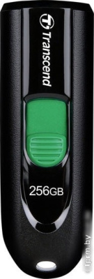 USB Flash Transcend JetFlash 790C 256GB (черный/зеленый) 