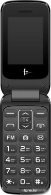 Кнопочный телефон F+ Flip 240 (черный) 