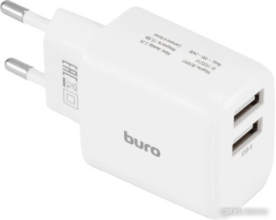 Сетевое зарядное Buro BUWH1 (белый) 