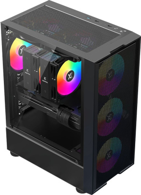 Корпус XASTRA A301 4FRGB (черный) 