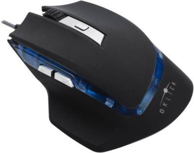 Игровая мышь Oklick 715G Gaming Optical Mouse Black/Blue (754785) 