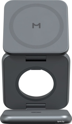 Беспроводное зарядное Magssory Fold Pro 3 в 1 WCH063 (темно-серый) 