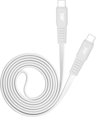Кабель Rivacase Type-C Type-C PS6005 WT12 (1.2 м, белый) 