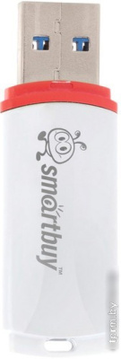 USB Flash Smart Buy Crown White 4GB (SB4GBCRW-W) 