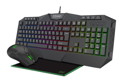 Клавиатура + мышь с ковриком Harper GSB-07 