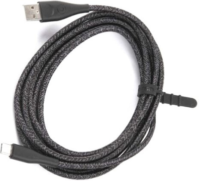 Кабель Usams USB Type-A - USB Type-C US-SJ398 (3 м, черный) 