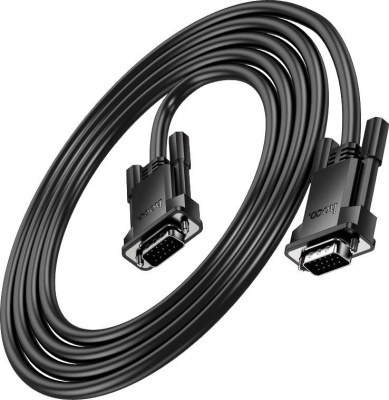 Кабель Hoco US11 VGA - VGA (2 м, черный)