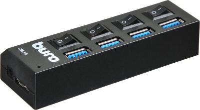 USB-хаб Buro BU-HUB4-U3.0-L 