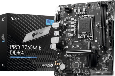 Материнская плата MSI Pro B760M-E DDR4 