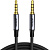 Кабель Ugreen AV183 20497 3.5 мм - 3.5 мм (1.5 м, черный) 