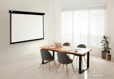 Проекционный экран CACTUS Wallscreen 206x274 CS-PSW-206X274-BK 