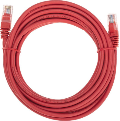 Кабель Rexant 02-0103-5 (5 м, красный) 