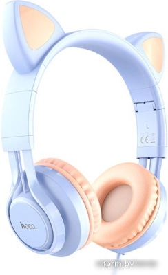 Наушники Hoco W36 (голубой) 