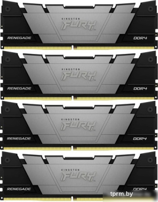 Оперативная память Kingston FURY Renegade 4x16ГБ DDR4 3600 МГц KF436C16RB12K4/64 