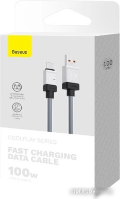 Кабель Baseus CoolPlay Series USB Type-A - USB Type-C 662802352A (1 м, черный) 