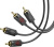 Кабель Hoco UPA29 2 RCA - 2 RCA (1.5 м, черный) Кабель Hoco UPA29 2 RCA - 2 RCA (1.5 м, черный)
