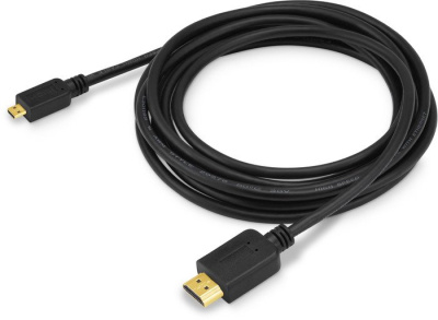 Кабель Buro MICROHDMI-3M (3 м, черный) 
