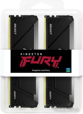Оперативная память Kingston FURY Beast RGB 2x16ГБ DDR4 3200 МГц KF432C16BB2AK2/32 