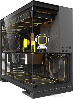 Корпус Geometric Future Model 5 5FAN (черный/серый) 