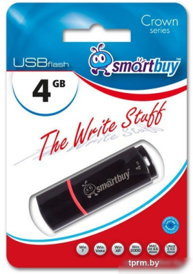 SmartBuy Crown Black 4GB (SB4GBCRW-K) 