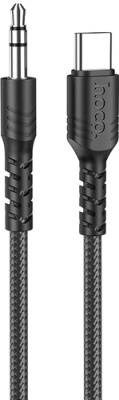 Кабель Hoco UPA17 USB Type-C - Jack 3.5 (1 м, черный)