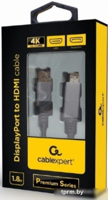Кабель Cablexpert CC-DP-HDMI-4K-6 