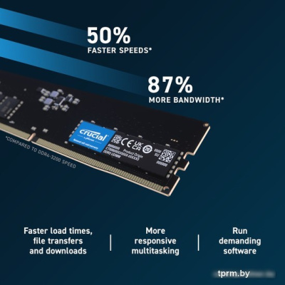 Оперативная память Crucial 16ГБ DDR5 5600 МГц CT16G56C46U5 