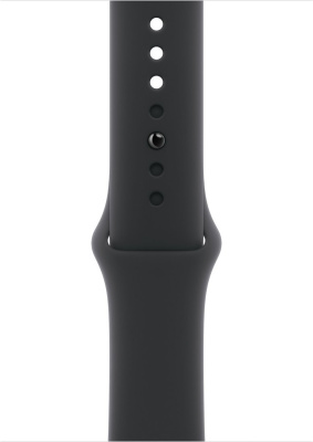 Apple Watch Series 11 46 мм (алюминиевый корпус, космический серый/черный, спортивный силиконовый ремешок M/L) 