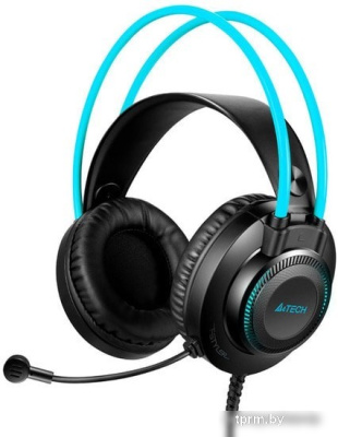 Наушники A4Tech Fstyler FH200i (черный/голубой) 