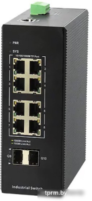Управляемый коммутатор 2-го уровня BDCOM IES200-V25-2S8P 