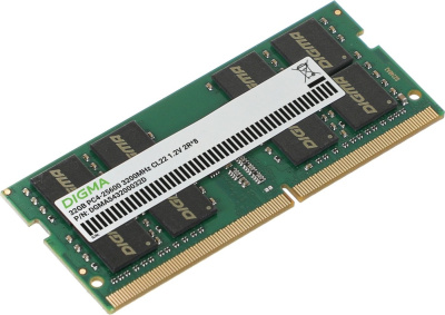 Digma 32ГБ DDR4 SODIMM 3200 МГц DGMAS43200032D 